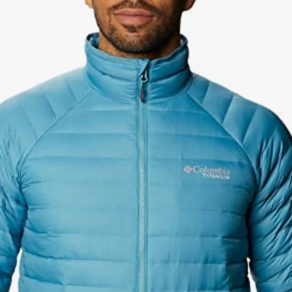Columbia Titanium Alpha Trail Down Jacket - Men's Canyon Blue